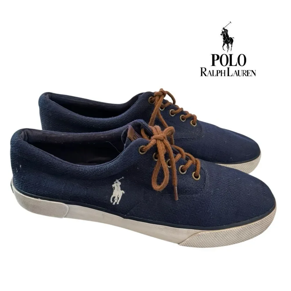 Polo Ralph Lauren Men's Forestmont II Navy Sneakers 11.5